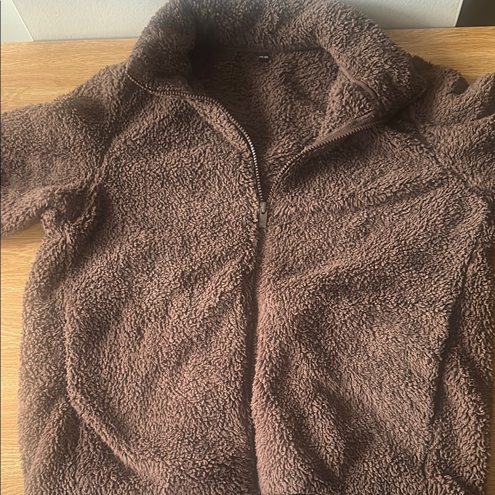 Cozy Brown Sherpa Jacket
